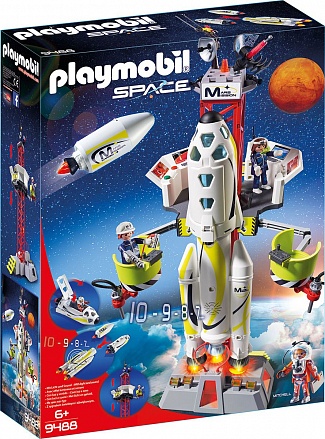 Playmobil Космос: Ракета-носитель с космодромом 